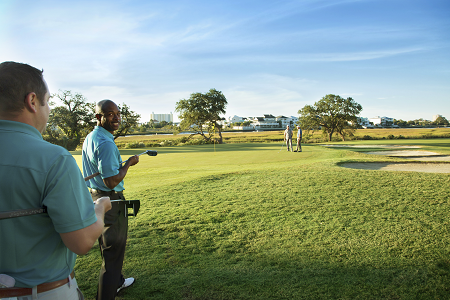 Your groom can golf in North Myrtle Beach before your destination wedding. 