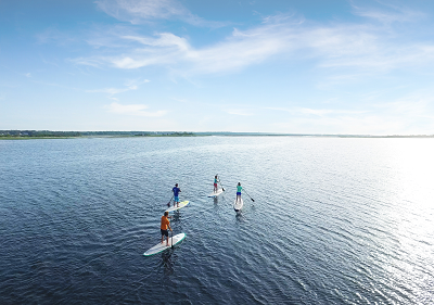 Paddleboard in North Myrtle Beach.