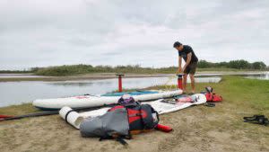 paddleboarding 