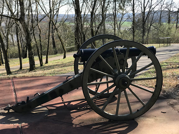 Civil War Cannon at Fort Defiance