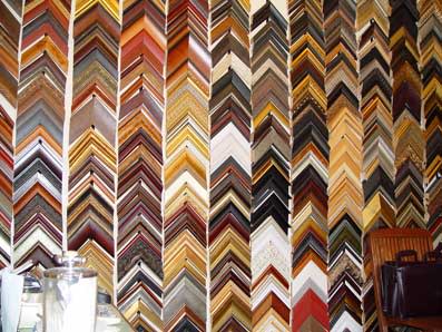Check out the wall of frames!