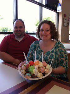 Ashley's Birthday - We tried every flavor!