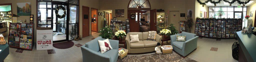 Enjoy our holiday decor when you stop by!