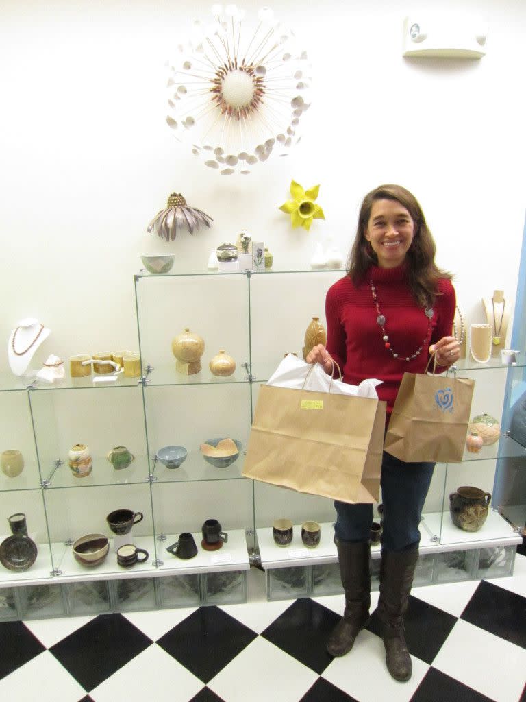 Past Visit Contest Winner, Kim, shops at Grateful Heart!