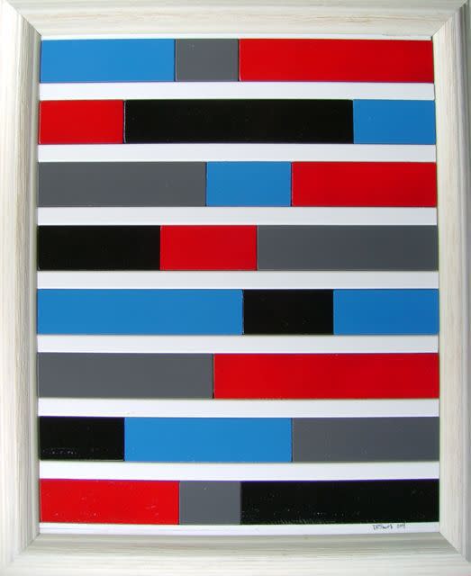 Contemporary in Red, Black, and Blue from Daryl Smith