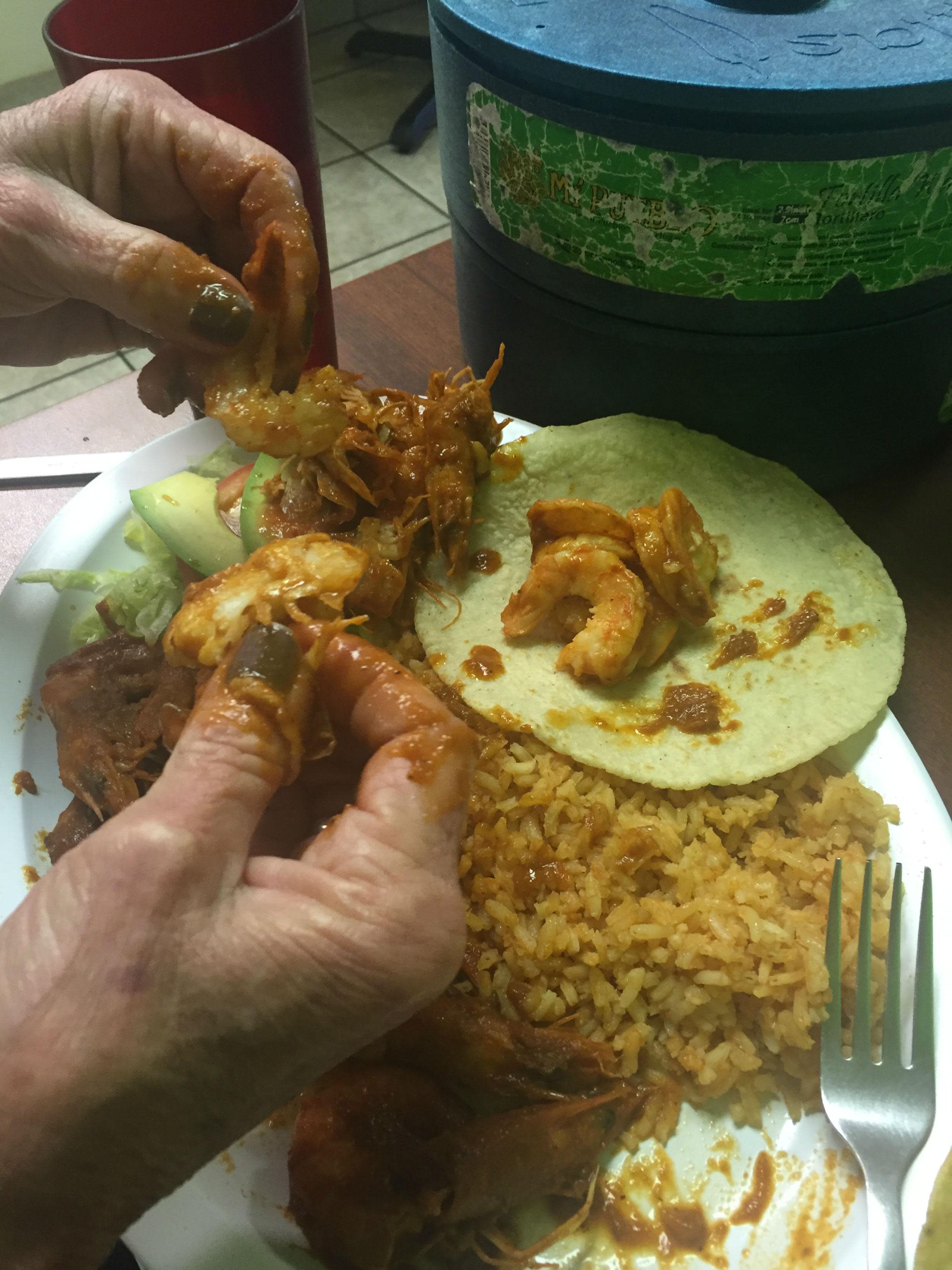 Camarones Enchipoclados 