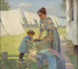Ada Shulz Washday at Haan Mansion