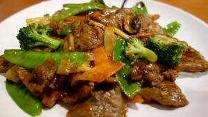Pork stir fry Bevs meal