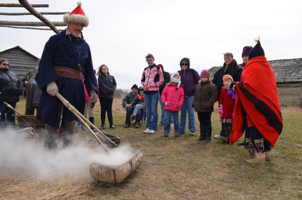 Maple Sugaring Demonstration at Prophetstown