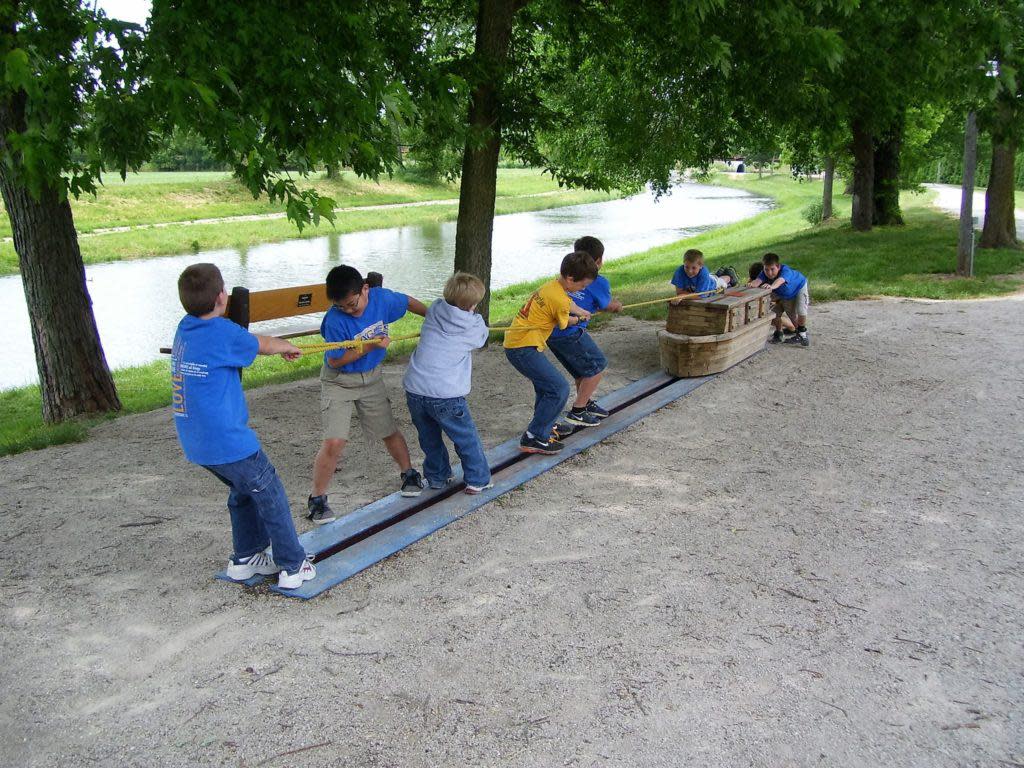 Tugging the Pull Me Boat