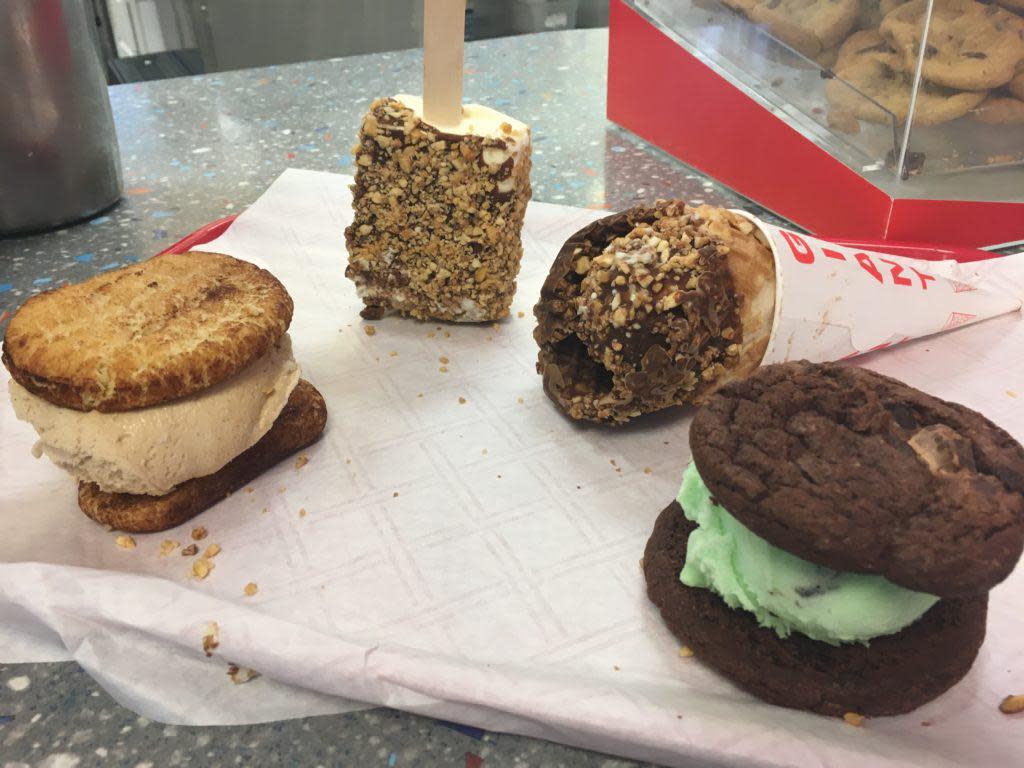 Ice cream novelties at the Igloo!