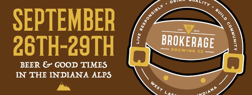 Oktoberfest at Brokerage Brewery Sept. 26-29