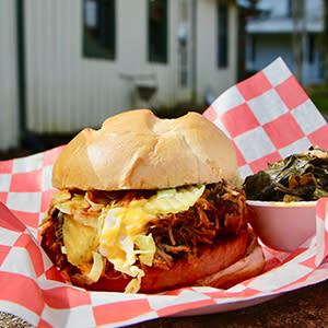 Delauder's "Holy Bologne Sandwich" in Gatlinburg, TN