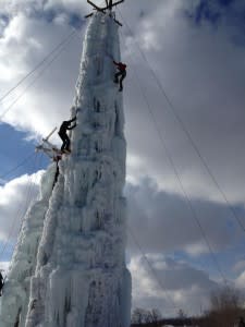 Peabody Ice Climbing Club in Fenton.