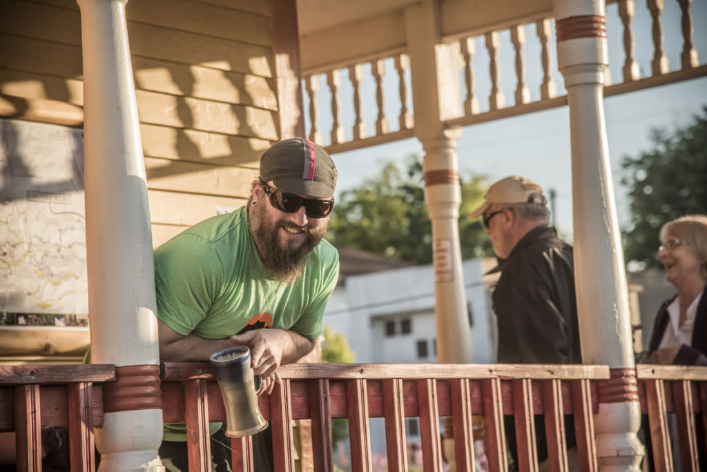 Blackrocks Brewery is a social hub in downtown Marquette, Michigan.