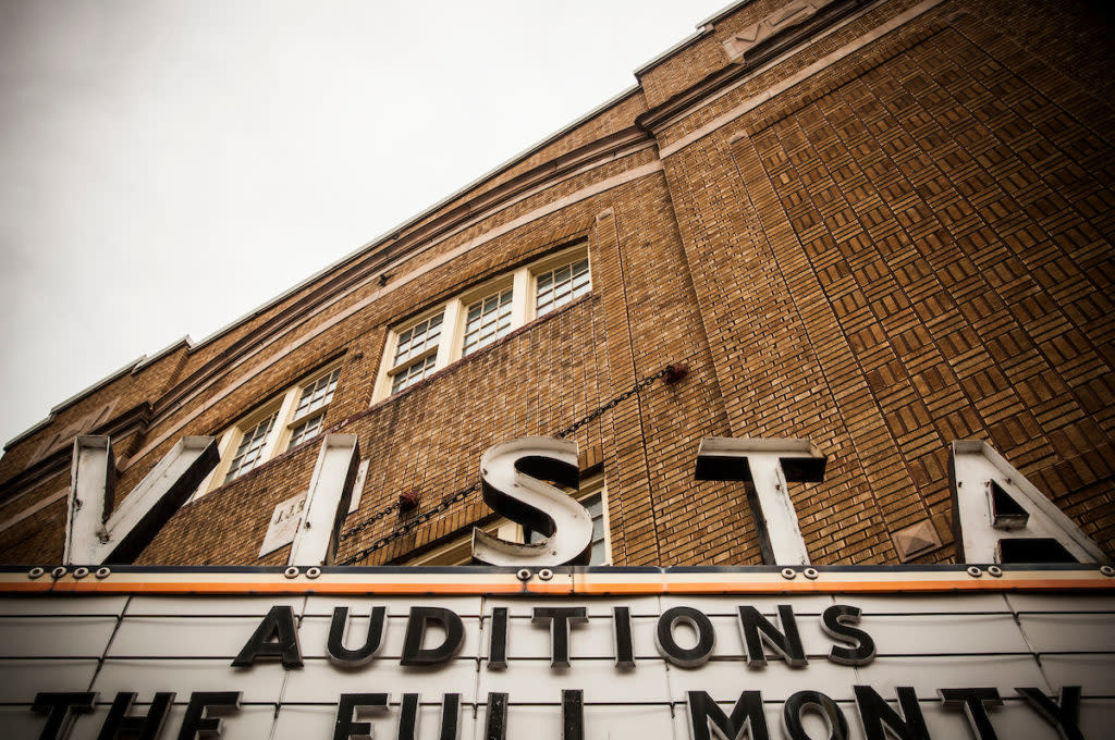 Vista Theater in downtown Negaunee, Michigan
