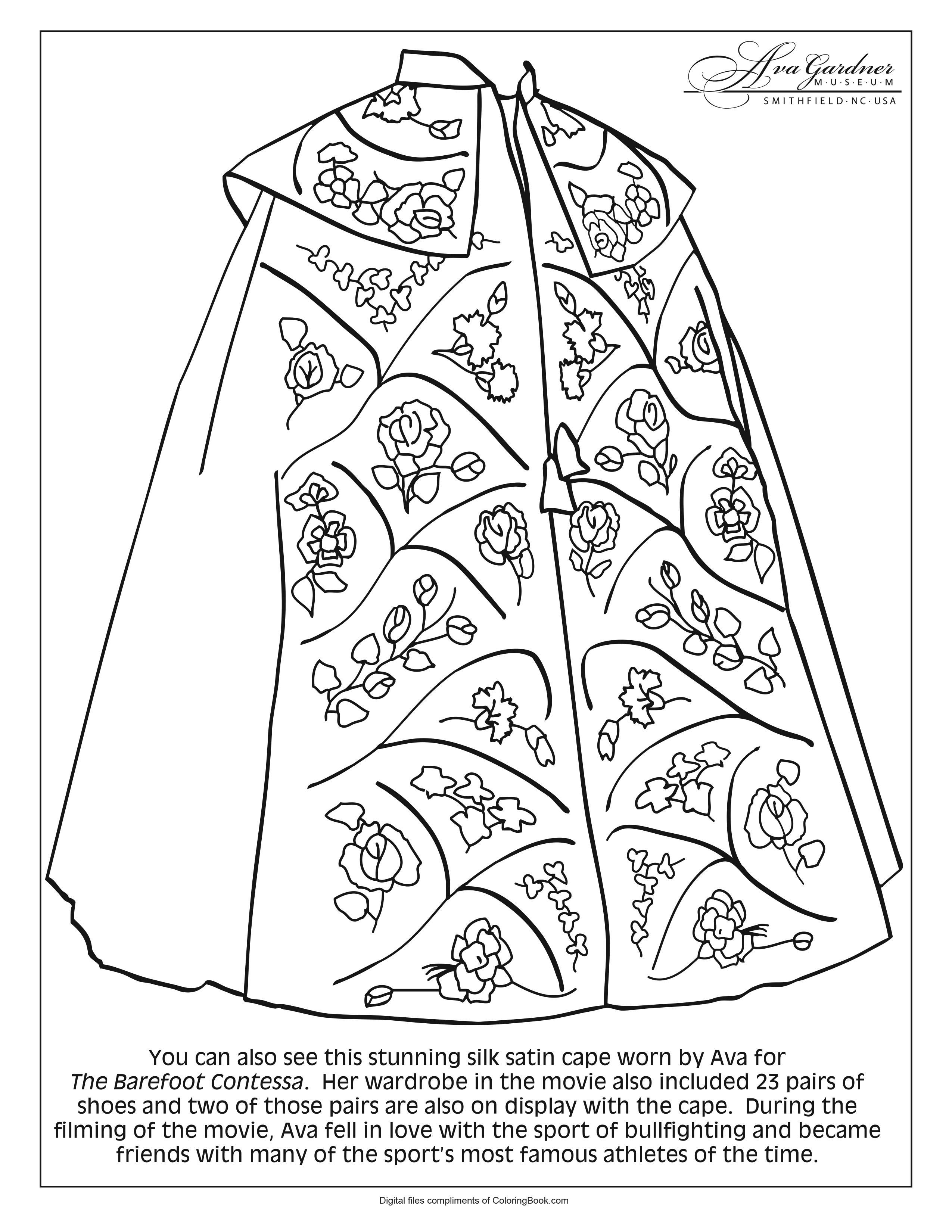 Ava Gardner Coloring Pages_4