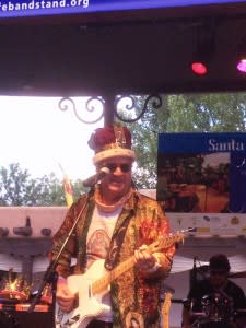 Joe King Carrasco rules the Santa Fe Plaza with a guitar, not a scepter.