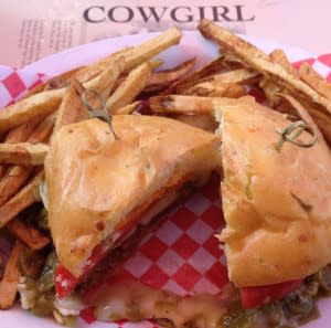 Every good cowgirl needs a good mother, I mean, burger.