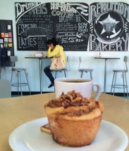 Behold the sticky bun at Revolution Bakery where gluten-free is a revelation.