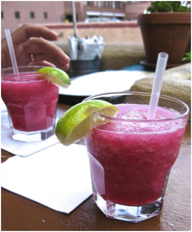 You’ll fee in the pink when the Santa Fe color arrives via a prickly pear margarita. (Photo credit: virutaltourist.com) 
