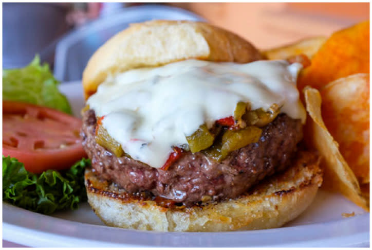 Aren’t you just dying to take a bite out of this Santa Fe Bite burger? (Photo Credit: The Santa Fe Bite)