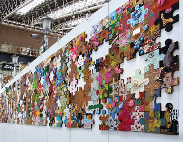 Art Santa Fe is proud to welcome the “Puzzle Project” by Japanese artist Takashi Inaba. (Photo: Art Santa Fe )