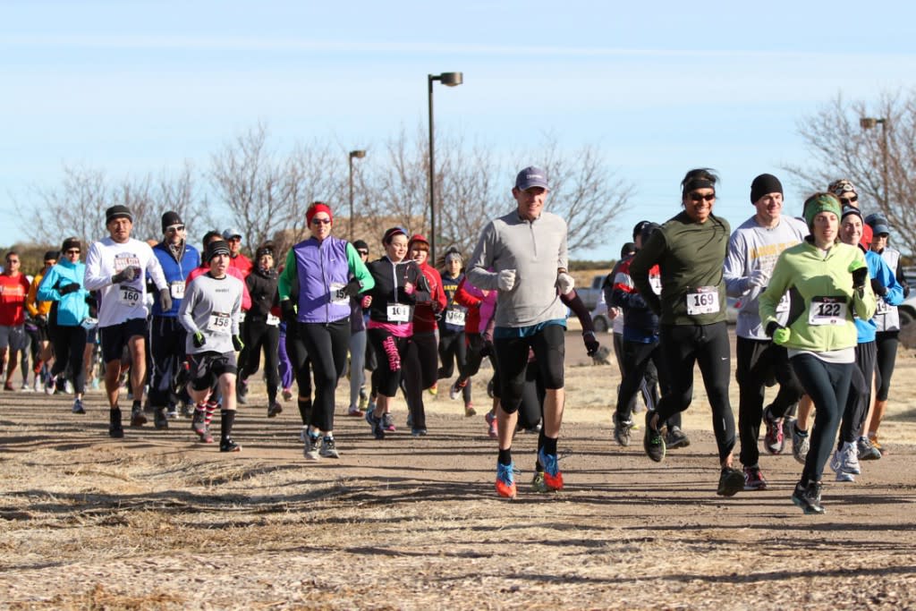 Run in the great outdoors on a February day! Loco! (Photo courtesy of High Desert Dirt)