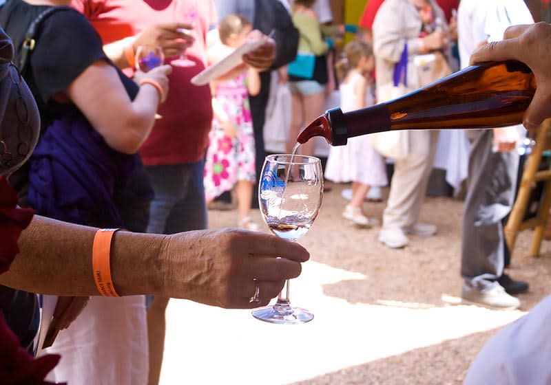 Sample delicious New Mexico wines, buy directly from the vintners and enjoy food, music and arts & crafts. (Photo courtesy of Rancho de las Golondrinas)