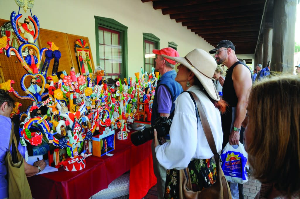 Santa Fe's Spanish Market pays tribute to traditional Spanish Colonial arts and culture. (Photo courtesy of TOURISM Santa Fe)