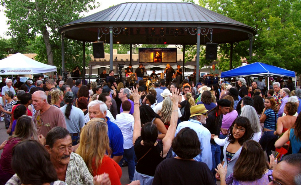 Santa Fe Bandstand is an annual summer favorite in The City Different. (photo courtesy of Santa Fe Bandstand)
