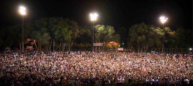 Over 48,00 Zozobra spectators attended last year's The Burning of Zozobra. (Photo courtesy of The Burning of Zozobra)
