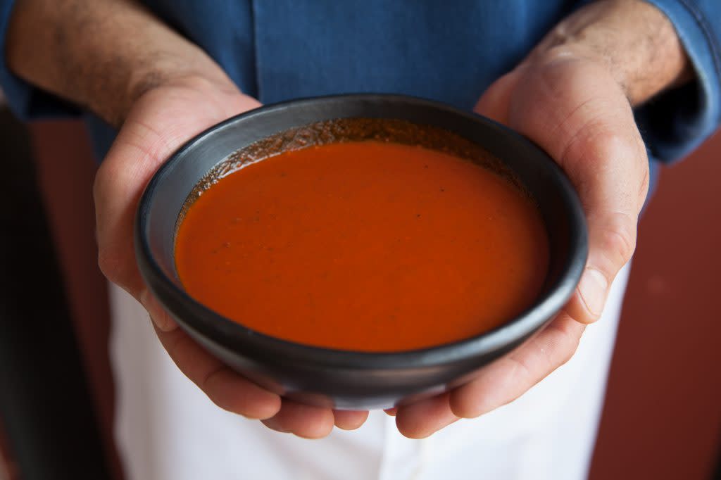 Bowl of Red Chile Sauce
