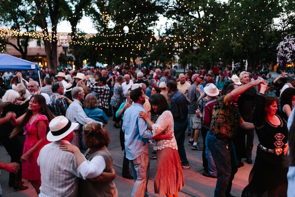 Santa Fe Bandstand in July