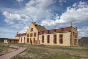 Laramie Wyoming Territorial Prison Historic Site Clouds