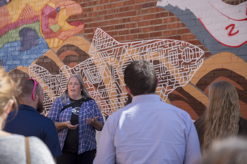 Take the Downtown Laramie Mural Tour one of the best places to learn about local art