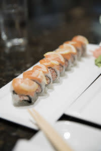 Mizu Sushi Salmon Rolls