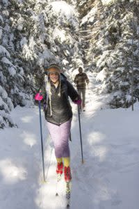 Cross country skiing in Laramie Wyoming Snowy Range