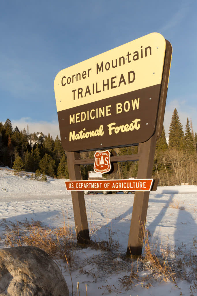 corner mountain trailhead wyoming