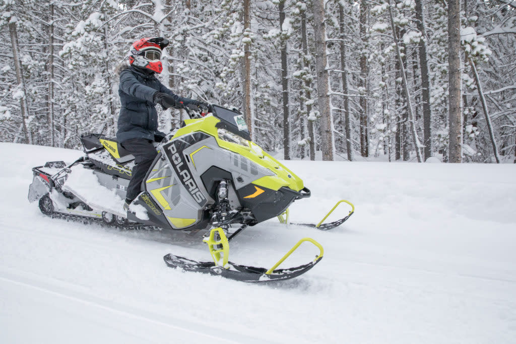 best snowmobiling destinations in wyoming