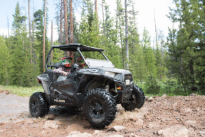 UTV in the Snowy Range Mountains is offroad fun