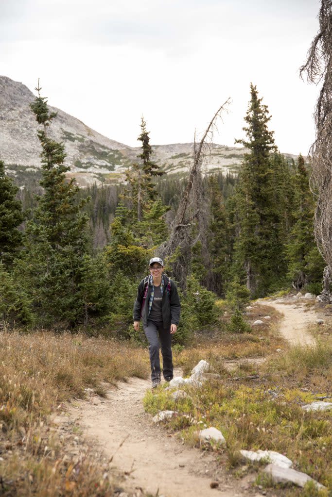 Local favorite Medicine Bow Peak trail near Laramie, Wyoming