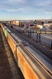 Laramie Train Downtown