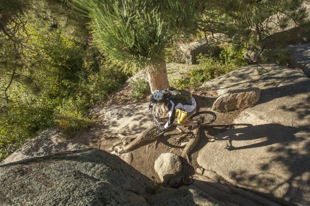 mountain biking Laramie sherman granite