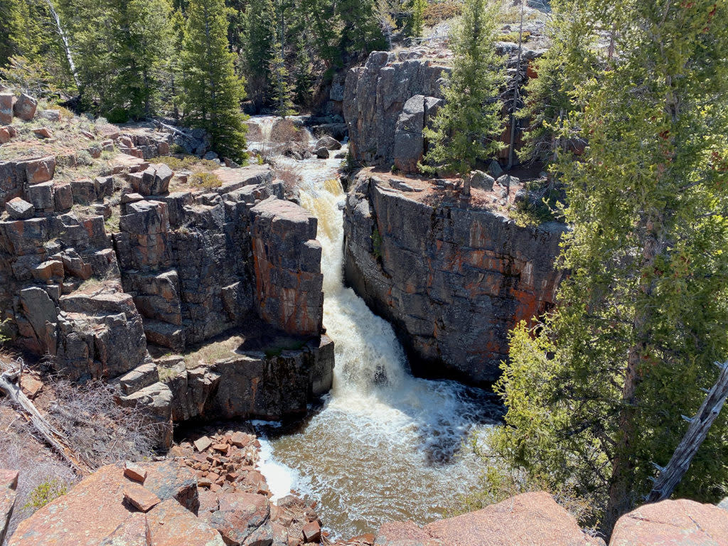 Wyoming Waterfalls Little Medicine Bow Falls