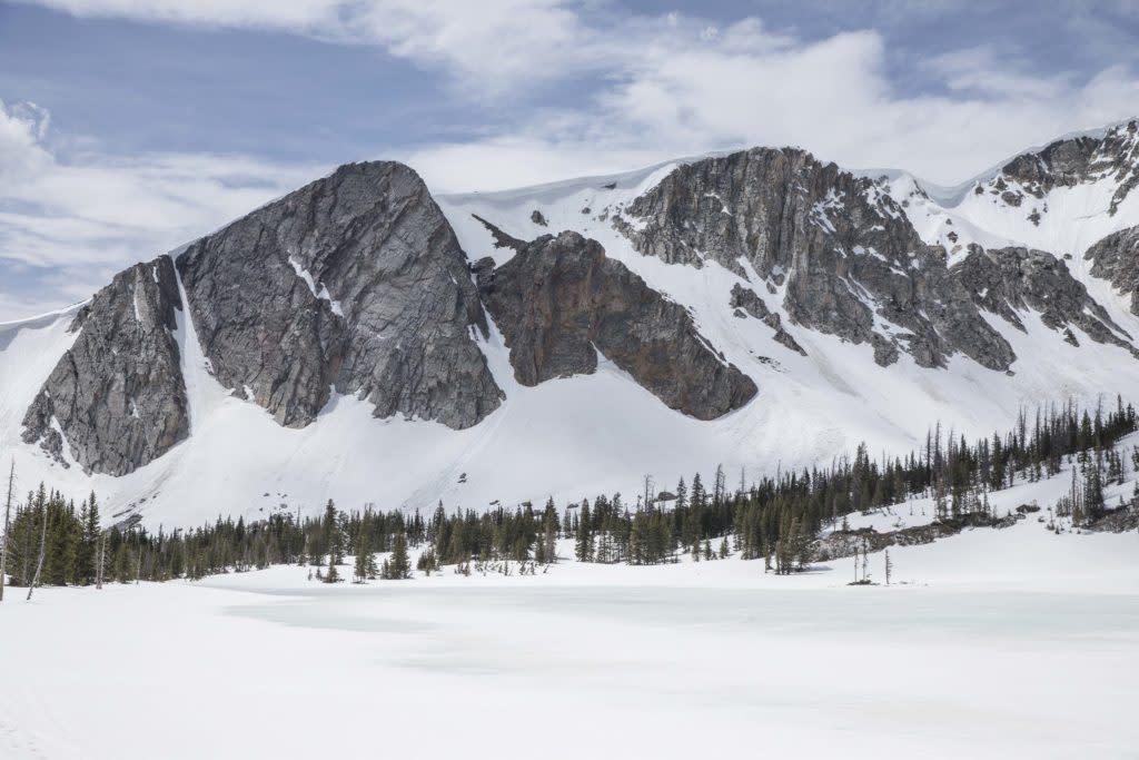 Wyoming scenery along the Snowy Range Scenic Byway