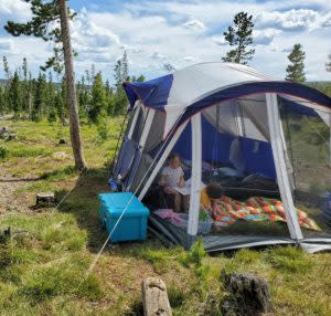 camping in Wyoming