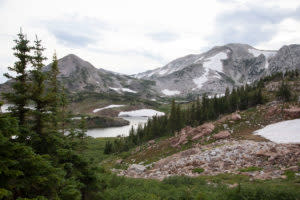 Backpacking the Snowy Mountain Range in Wyoming