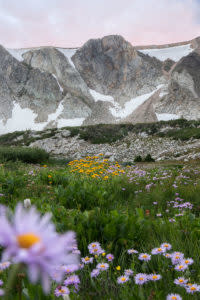 Snowy Range Mountains in Wyoming