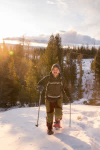 Snowshoeing Laramie Wyoming winter activities